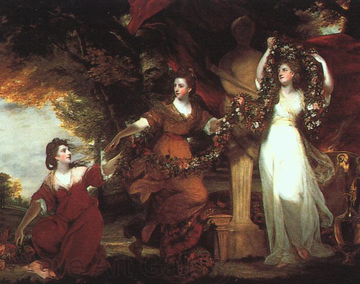 Sir Joshua Reynolds Ladies Adorning a Term of Hymen